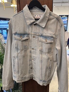 Men’s Off White Denim Jacket